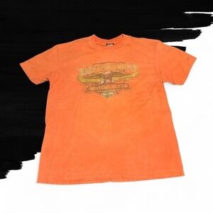 Vintage Black Harley Davidson "Orlando" Graphic T-shirt